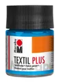 Produktbild: 17150005090 - Textil Plus hellblau 50 ml, volldeckende Stoffmalfarbe für dunk...