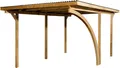 Produktbild: weka Einzelcarport 606 A Gr.1, BxT: 300x500 cm, 217,5 cm Einfahrtshöhe, mit Rundbogen wahlweise links- oder rechts montierbar