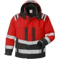 Produktbild: Fristads® Warnschutz Winterjacke 4035 GTT Stormsafe, rot/schwarz 119626 , 1 Stück, Größe: XXL