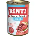 Produktbild: Rinti Kennerfleisch Junior Rind | 12x 400g Hundefutter nass