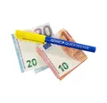 Produktbild: GENIE Geldscheinprüfgerät Geldscheinprüfstift Quicktester, prüft Euro, US-Dollar, britische Pfund und Schweizer Franken