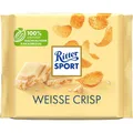 Produktbild: Ritter SPORT WEISS + CRISP Schokolade 100,0 g, 1 St.