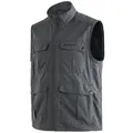 Produktbild: Maier Sports Funktionsweste Valdemar Herren Weste mit mehreren Taschen, atmungsaktive Outdoorweste, Reg Fit grau 5XL (64)