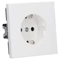 Produktbild: Jung LS1520KIWWM Schuko Steckdose mit Berührungsschutz Schneeweiß Matt Serie LS