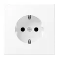 Produktbild: Jung SCHUKO Steckdose, 16 A 250 V ~, SAFETY+, Serie LS, schneeweiß matt LS1520KI