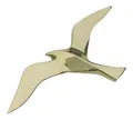 Produktbild: Sea-Club Wandhänger - Möwe Wanddeko Messing B=25cm