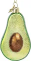 Produktbild: SIKORA Avocado besondere Weihnachtskugel Glas Christbaumschmuck Deko Figur Weihnachten Anhänger Ornament - Trend Line - BS573