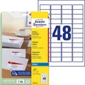 Produktbild: Adresetiketten Avery J4791-25 Laser Wit