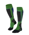 Produktbild: FALKE Herren Skisocken SK2 Intermediate M Kh Wolle Funktionsmaterial warm dick 1 Paar, Grün Grass Green 7014, 46-48