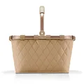 Produktbild: reisenthel carrybag frame rhombus ginger Stabiler Einkaufskorb mit viel Stauraum und praktischer Innentasche Elegantes und wasserabweisendes Design