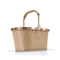 Produktbild: reisenthel Einkaufskorb carrybag frame rhombus ginger BK6046 beige 22L