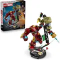 Produktbild: LEGO Marvel 76343 Duell der Giganten: Hulkbuster vs. Hulk, ab 9 Jahre, 413 Teile