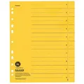 Produktbild: Falken Trennblätter 80001670, A4, gelb, 230g/m² Karton, 100 Stück