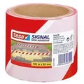 Produktbild: Absperrband Signal 58137-00000 80mmx100m rot/weiß - Tesa