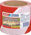 Produktbild: tesa® Signal Absperrband 100m 80mm rot/weiss