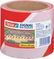 Produktbild: 2 bis 32x tesa Signal Absperrband, nicht klebend, rot / weiß - SPARE BIS ZU 46%