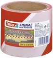 Produktbild: tesa Signal Absperrband, nicht klebend, rot / weiß