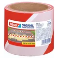 Produktbild: Absperrband tesa® Signal Rot-Weiß 100m x 80mm Warnband Gefahrenmarkierung