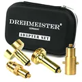 Produktbild: Drehmeister LPG Adapter Set M10 lang - für Gasfahrzeuge - Tankadapter mit Etui - Alle Europa Autogas Adapter