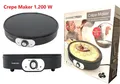 Produktbild: GOURMETmaxx Crepe & Pfannkuchen Maker 1200W inkl Teig-Verteiler & Crêpe-Wender