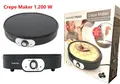 Produktbild: GOURMETmaxx Crepe & Pfannkuchen Maker 1200W inkl Teig-Verteiler & Crêpe-Wender