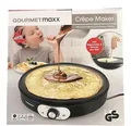 Produktbild: GOURMETmaxx Crepe & Pfannkuchen Maker 1200W inkl Teig-Verteiler & Crêpe-Wender