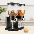 Produktbild: Müsli Spender mit zwei Behältern, schwarz Kapazität: 2x ca. 3,5l