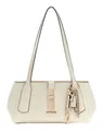 Produktbild: GUESS Brooke Shoulder Satchel Bag Schultertasche Tasche Cream White creme Neu