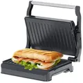 Produktbild: Adler AD 3052 Elektrogrill 1200 Watt Elektrischer Grill Sandwichmaker Grillplatten Kontaktgrill