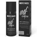 Produktbild: Bart & Haarwachstum Serum für mehr Bartwuchs & Haar für Männer – speziell für Beard Roller & Dermaroller – Jetzt Wachstum beschleunigen mit der Bartpflege von MEN’S FACES – 50 ml