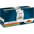 Produktbild: Gourmet Katzenfutter Perle Mix Huhn Lachs Fisch Kalbfleisch Kaninchen 60 x 85 g