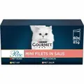 Produktbild: Gourmet Perle Mini Filets in Sauce Katzen-Nassfutter (Multipack) 2 x (60 x 85 g)