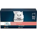Produktbild: PURINA GOURMET Perle Erlesene Streifen Katzenfutter Nass Sorten-Mix  60 x 85g