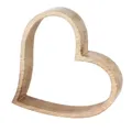 Produktbild: BOLTZE Dekoaufsteller Flachau Holzherz 19cm 204106