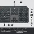 Produktbild: Logitech 920-010244 Tastatur Bro Bluetooth Deutsch Graphit