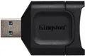 Produktbild: Kingston Technology MobileLite Plus - SD - Schwarz - Windows 10 - Windows 8.1 - Windows 8 - Mac OS X v. 10.10.x+ - Linux v.2.6.x+ - Chrome OS - USB 3.2 Gen 1 (3.1 Gen 1) Type-A - 51,8 mm - 33,5 mm (MLP)