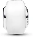 Produktbild: Pandora Kettenanhänger Pandora Weißes Murano-Glas Mini-Charm 793118C00 Anhänger
