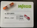 Produktbild: WAGO 221-2411 (60 Stück) 2-Leiter-Klemme Durchgangsverbinder Klemme mit Hebel