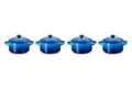 Produktbild: LE CREUSET Snackschale Mini Cocottes, je 200 ml, 10 x 5 cm, Steinzeug, (Set, 4-tlg), 79212102200100