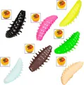 Produktbild: FTM Omura Baits Okto Banane - Gummimaden, Länge / Packungsinhalt:4cm / 6 Stück, Farbe:neon grün