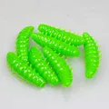 Produktbild: FTM Omura Baits Okto Banane - Gummimaden, Länge/Packungsinhalt:4cm / 6 Stück, Farbe:neon grün