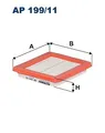 Produktbild: FILTRON AP199/11 Luftfilter für B&S JOHN DEERE STIGA