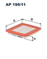 Produktbild: FILTRON Ap 199/11 Luftfilter