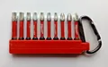 Produktbild: Milwaukee SHOCKWAVE Bit-Set mit Karabiner 10-tlg.  PH2   PZ2   TX15/20/25/30/40