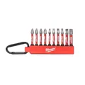Produktbild: Milwaukee Shockwave Impact Duty Bit Set 10Pc Carabiner Holder 4932480941