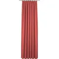 Produktbild: Adam Vorhang Uni Collection light (1 St), Kräuselband, blickdicht, aus 100% Bio-Baumwolle rot 145 cm x 175 cm