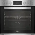 Produktbild: Beko BBUM12321X Einbau-Herd-Set, Multifunktionsofen mit 8 Heizarten und Glaskeramik-Kochfeld, SteamShine-Reinigung, Aero, versenkbare Knebel, Schwarz-Edelstahl