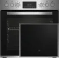 Produktbild: Beko Einbau-Herd Set BBUM12321X Edelstahl 72l Glaskeramik A