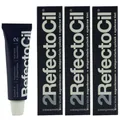 Produktbild: RefectoCil 2 Blue Black blauschwarz 3 x 15 ml Augenbrauenfarbe & Wimpernfarbe Se