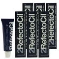 Produktbild: RefectoCil 2 Blue Black blauschwarz 6 x 15 ml Augenbrauenfarbe & Wimpernfarbe Se
